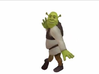 Shrek прави а примамлив частен шоу.