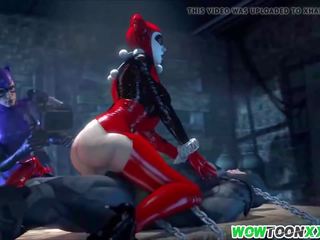 Erotisks pakaļa harley quinn jāšana batman loceklis, x nominālā filma 31
