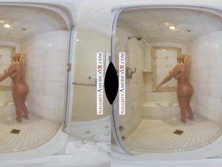 Зіпсована америка vr bridgette b. задираки сусід в той час як showering