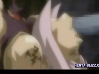 Hentai groupfucked nga bigman dhe tentacles