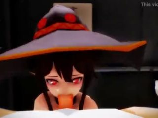 Mmd | megumin フェラチオ & セックス フィルム