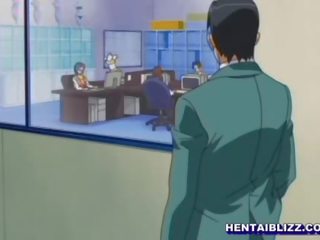 Lingeries toimisto anime koulutyttö sormitus wetpussy