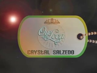 Oyeloca 红 发 拉丁 水晶 salzedo 光头 的阴户 性交 性交