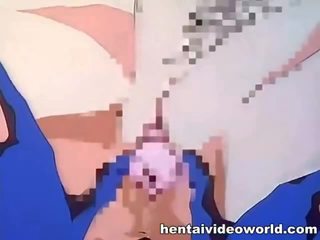X nominale scène gepresenteerd door hentai video- wereld